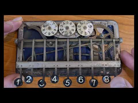 Old mechanical calculator Addix (around 1920)