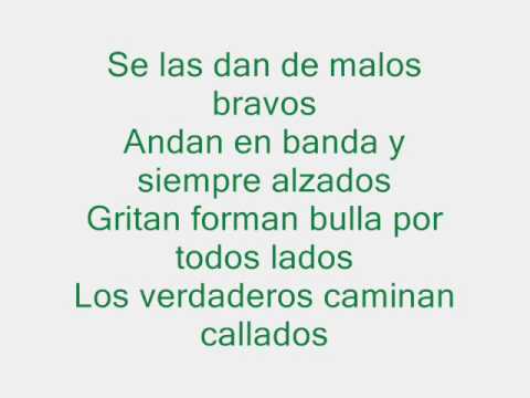 tres coronas falsedades letra