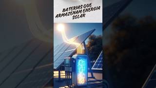 Baterias que armazenam energia solar