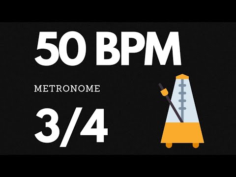 50 BPM Metronome 3/4
