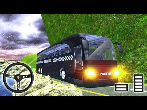 Police Bus Driving Sim Offroad Transport Gameplay