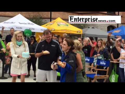 FOX25 ZipTrip in Brockton draws large crowd at City Hall, cheers for Cape Cod Cafe, White's Bakery