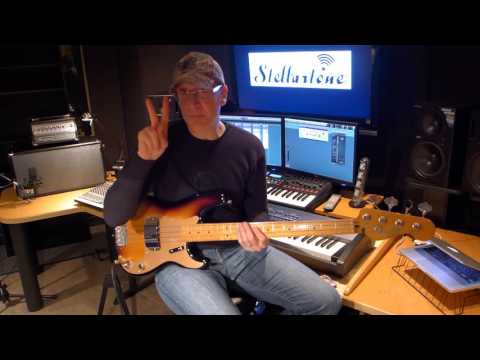 Stellartone Vari ToneStyler Bass PART THREE with effects demo by Garth Fielding