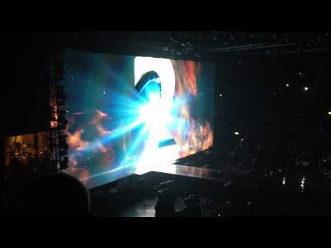 X Factor Live Final 2011 Opening Credits from Arena Side