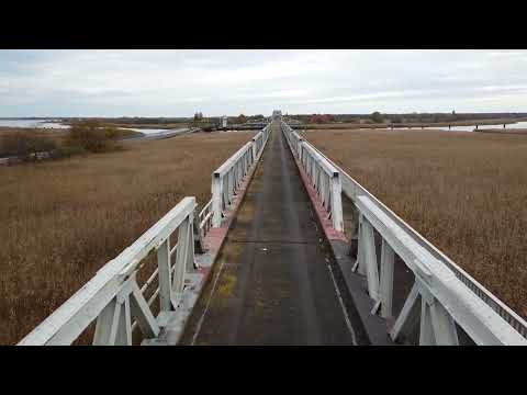 Flug über die Meiningenbrücke