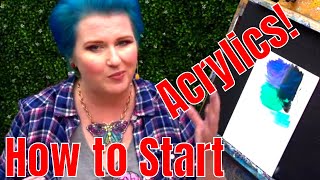 How to start painting with Acrylics What YOU need to know to begin🎨 | TheArtSherpa