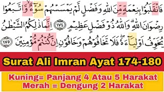 Download lagu Tadarus Surah Ali Imran Verses 174-180, There are Long Marks & Buzzing Colors for Smooth Reading ... mp3