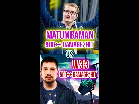 MATUMBAMAN 900++ DAMAGE VS W33 500++ DAMAGE TINY