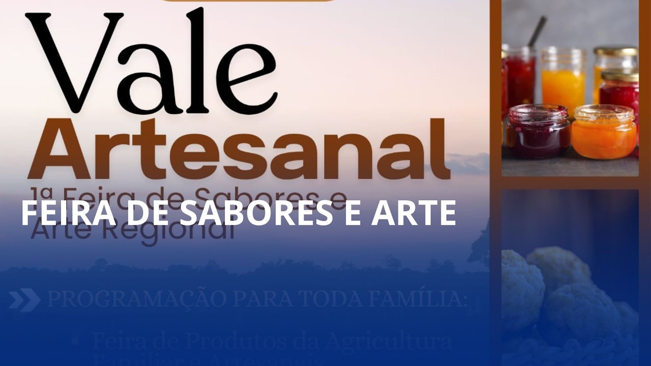 🎉 Rio do Sul recebe a 1ª Feira de Sabores e Arte Regional
