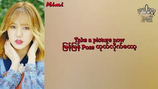 [Color coded Myanmar Sub Video] Vogue -  오마이걸 (OH MY GIRL)