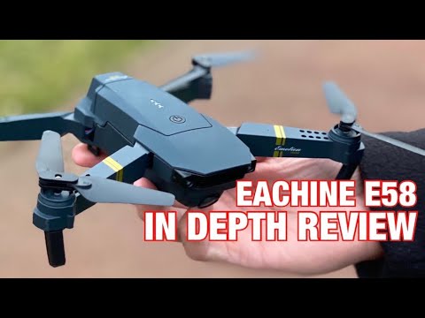 MAVIC CLONE Eachine E58 Drone - UNBOXING/FIRST IMPRESSIONS AND TUTORIAL