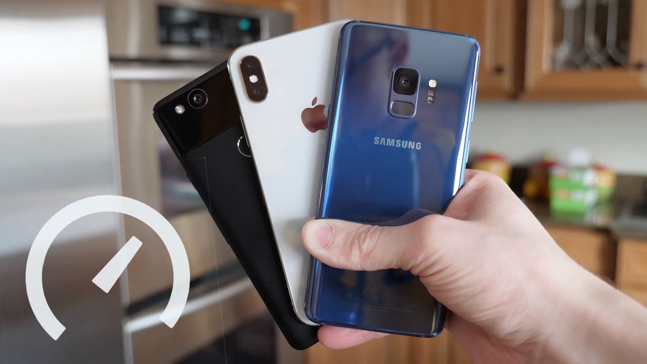 Ultimate Speed Test: Galaxy S9 vs iPhone X vs Pixel 2!