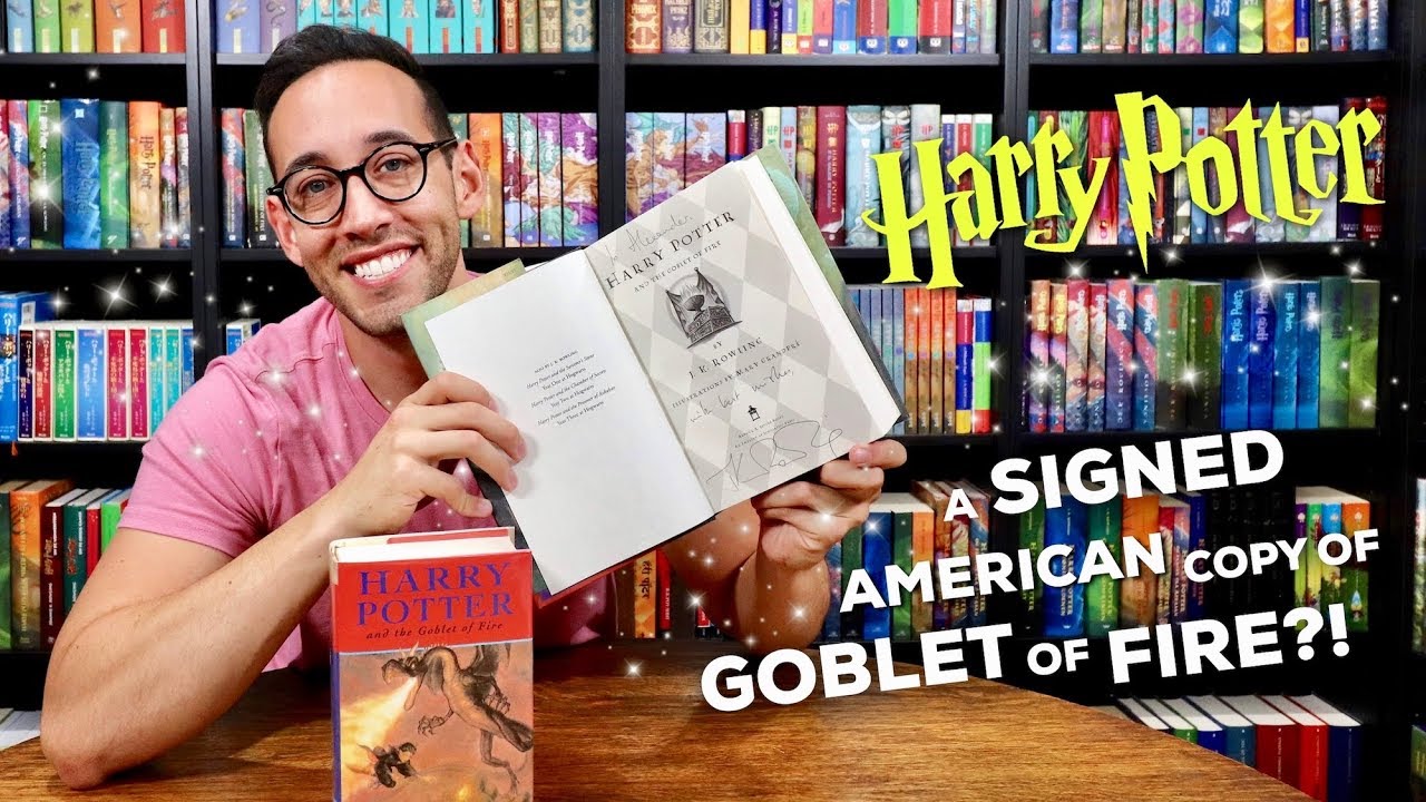 SIGNED Harry Potter Books | Comparing Two Different SIGNED Editions of Goblet of Fire