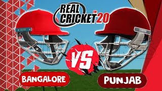 RCB vs PBKS - Royal Challengers Bangalore vs Punjab Kings - RCPL IPL 2021 Real Cricket 20 Live