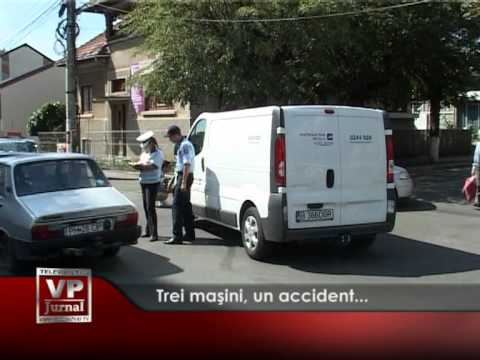 Accident cu trei maşini la Câmpina