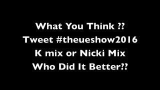 #theueshow2016 DOWN IN THE DM K MICHELLE VS NICKI MINAJ