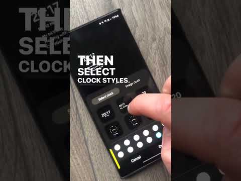 👌Customise your Samsung Always on Display #shorts #tech #Samsung #samsungtips