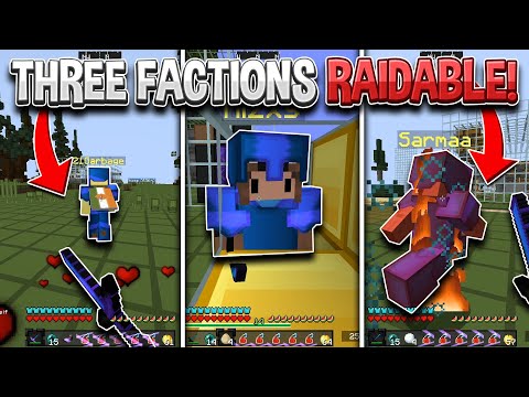 MAKING 3 RICH FACTIONS RAIDABLE ON SOTW... *INSANE* | Minecraft HCF