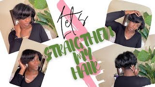 CURLY TO STRAIGHT | SHORT HAIR | RUTH NANDA