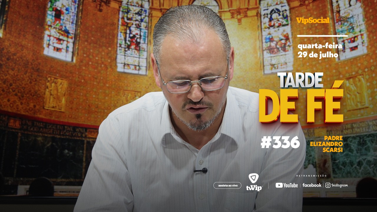 Padre Elizandro Scarsi conduz inspirador momento de fé e bênção nesta quarta-feira, 29 de julho