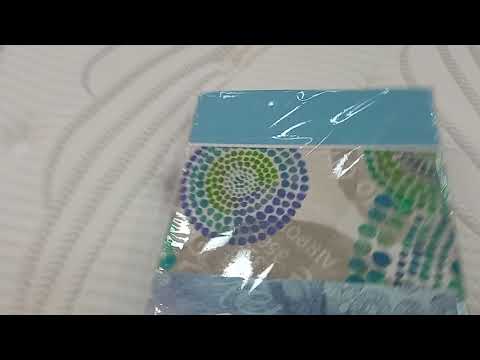 Sabanas Lois circulos verde y azul turquesa telakasa