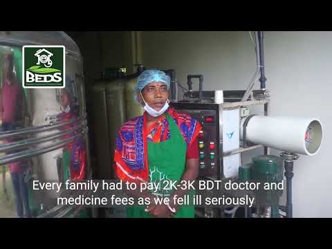 Access to potable water for coastal people