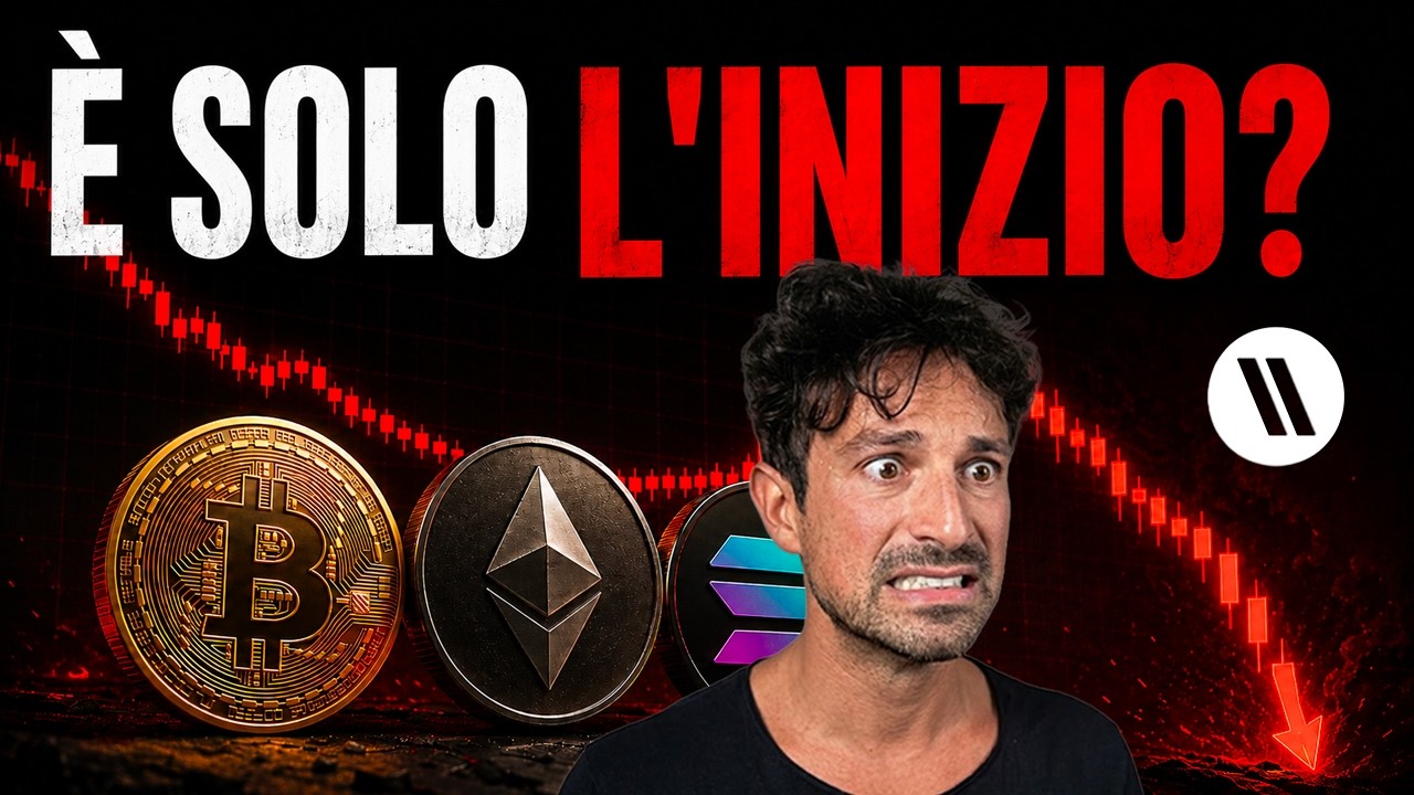 BITCOIN, CRYPTO: ATTENZIONE! IL CROLLO POTREBBE NON ESSERE FINITO (ASCOLTA)
