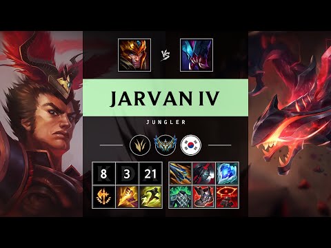 Jarvan IV Jungle vs Rek'Sai - KR Challenger Patch 25.15