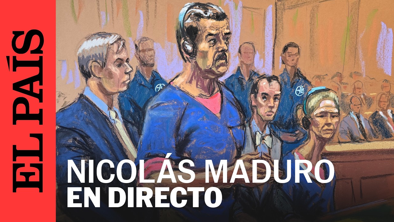 DIRECTO | NICOLÁS MADURO COMPARECE ante el tribunal antes del juicio por tráfico de drogas | EL PAÍS