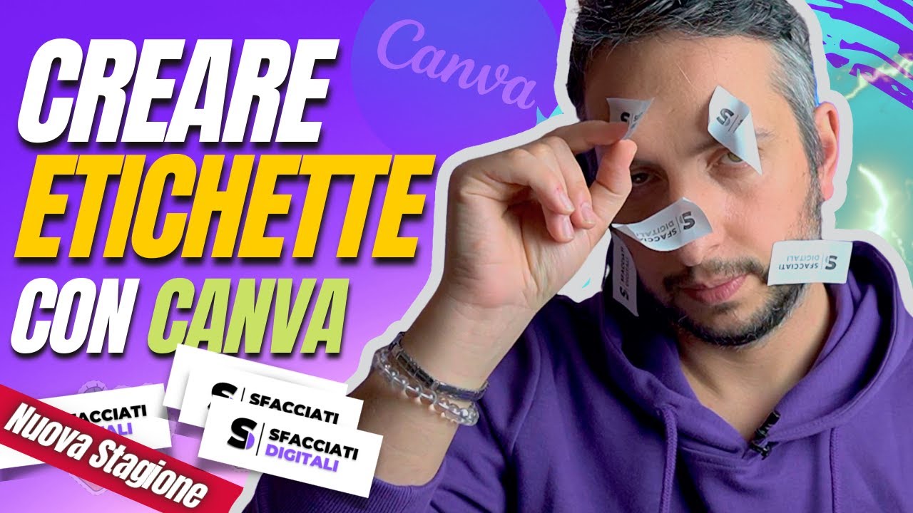 Watch Now Creare ETICHETTE con CANVA (Metodo che NON CONOSCI) Creare ETICHETTE con CANVA (Metodo che NON CONOSCI)