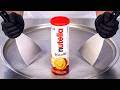 Nutella Biscuits Ice Cream Rolls Satisfying Visual ASMR