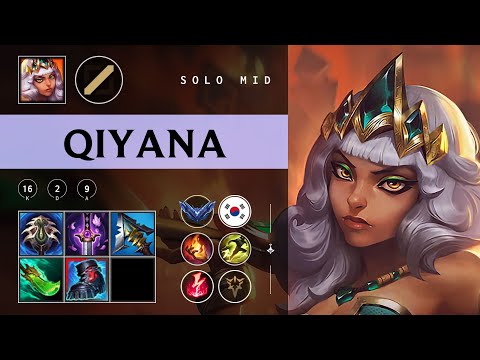 Qiyana Mid vs Xerath - KR Diamond Patch 25.22