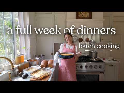 A Full Week of Healthy Dinners for my Family of 6