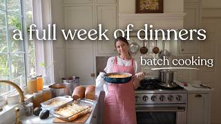 A Full Week of Healthy Dinners for my Family of 6