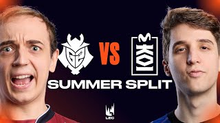 G2 vs KOI, ÇA ENVOIE DÉJÀ DU LOURD ! (LEC Summer Split 2026)