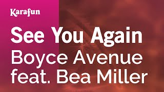 Karaoke See You Again - Boyce Avenue *