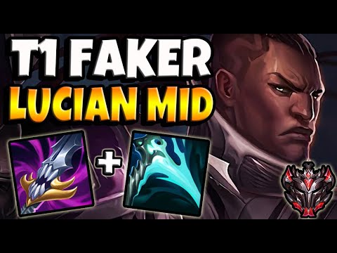 T1 Faker LUCIAN MID vs KATARINA - Patch 11.5 Ranked Korea ✅