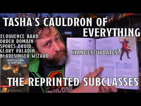 The Reprinted Subclasses in Tasha's Cauldron of Everything | Nerd Immersion