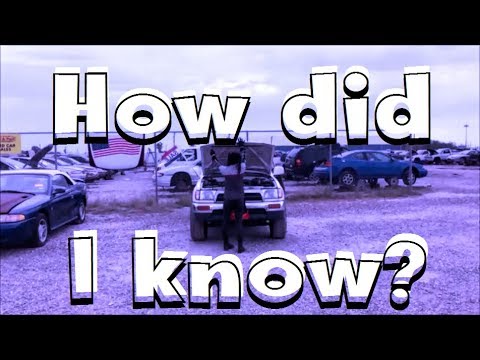 Tips for Inspecting a Junkyard Vehicle: How I knew Grim was a good purchase