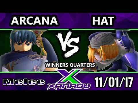 S@X 226 Melee - Arcana Force (Marth) Vs. Hat (Sheik) - Smash Melee Winners Quarters - SSBM