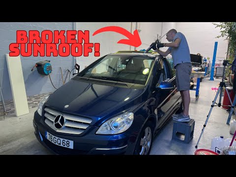 Can we fix Mercedes B class sunroof? (W245 common problem)