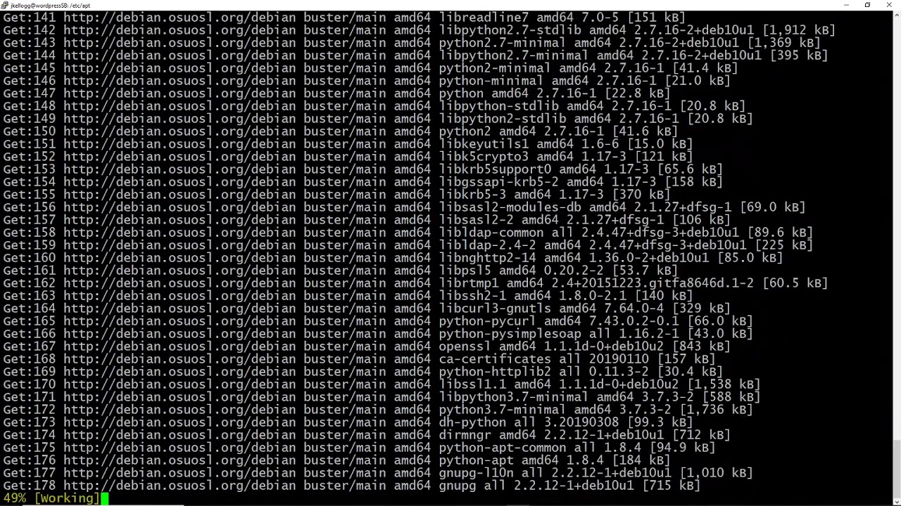 Upgrade Debian 9 Server to Debian 10