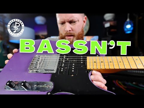 Bass pickups in a guitar