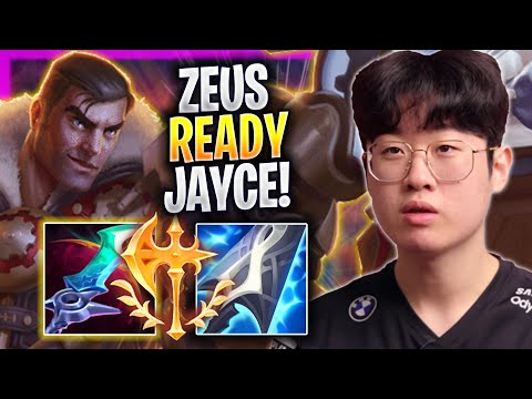 ZEUS IS READY TO PLAY JAYCE! - T1 Zeus Plays Jayce TOP vs Renekton! | Season 2023