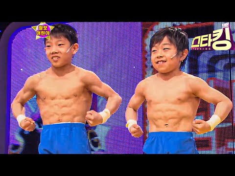 , title : '[스타킹] 한국 최강의 어린이...빗물이 고이는 명품 근육 | STARKING Ep.15 | A Boy's Amazing Natural-born abs!'