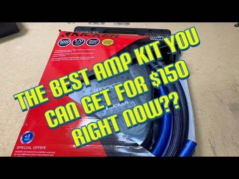 Kicker PKD1 Dual Amp wiring kit overview