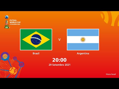 Brasil v Argentina | Copa do Mundo FIFA de Futsal de 2021 | Partida completa
