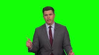 Colin Jost "please god, just let this end" — An SNL Green Screen