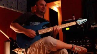 KLEE Project guitar session with Marco Sfogli at Memphistudio Rome