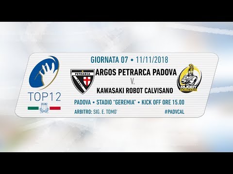 TOP12 2018/19, Giornata 7 - Argos Petrarca Padova v Kawasaki Robot Calvisano